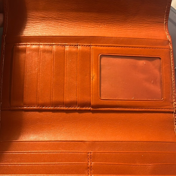Coach burnt Orange Wallet, GUC - Picture 9 of 13
